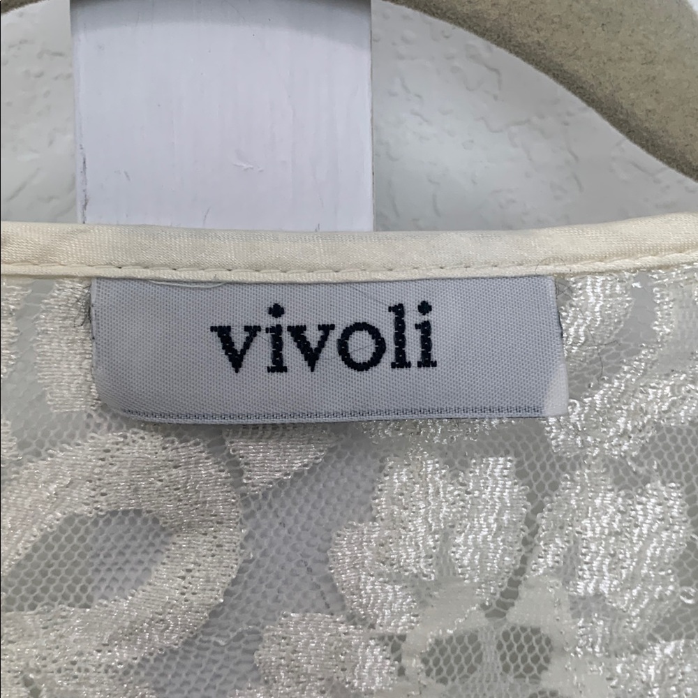Vintage Vivoli Cream Lace Cardigan - Picture 2 of 7